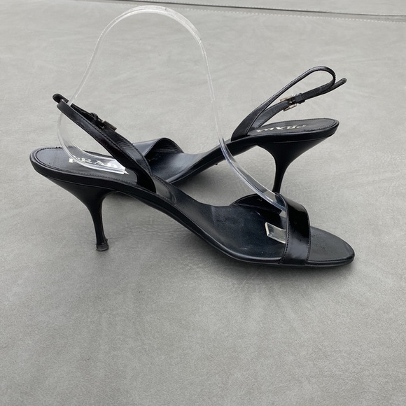 Prada black leather sandals with adjustable straps size 39 - Picture 4 of 8
